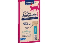 Vitakraft Katzen-Snack VitaNaturals LiquidSnack Lachs, 5 Stk.