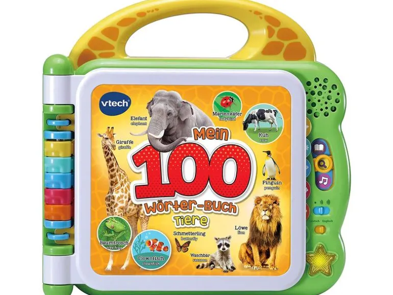 Vtech Beschäftigungsspielzeug Mein 100-Wörter-Buch Tiere