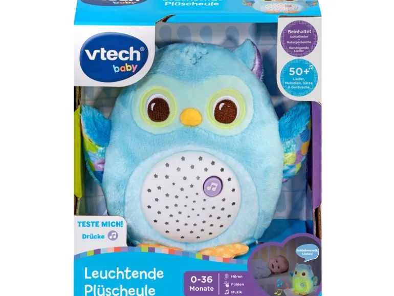 Vtech Beschäftigungsspielzeug Leuchtende Plüscheule -DE-