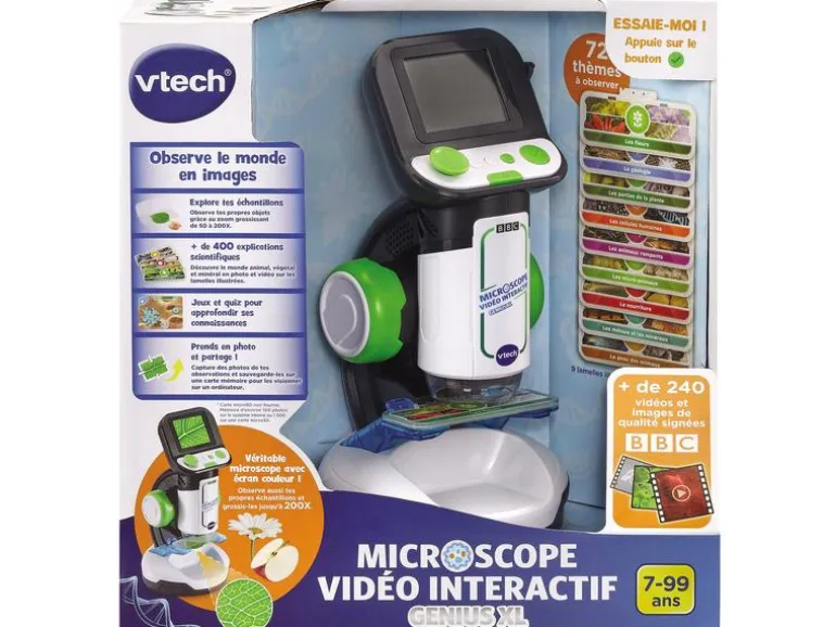 Vtech Genius XL – Microscope vidéo interactif -FR-