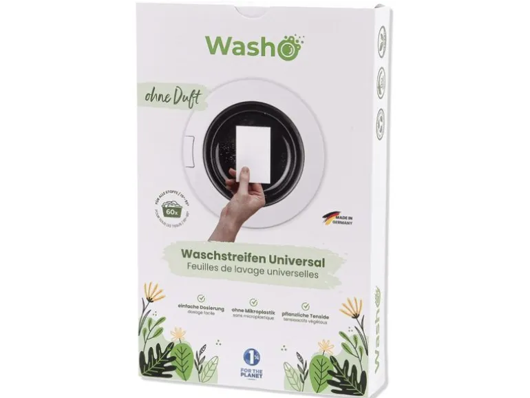 Washo Waschstreifen ohne Duft 60 Stück