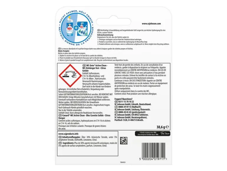 WC-Ente WC-Reiniger Active Clean Citrus