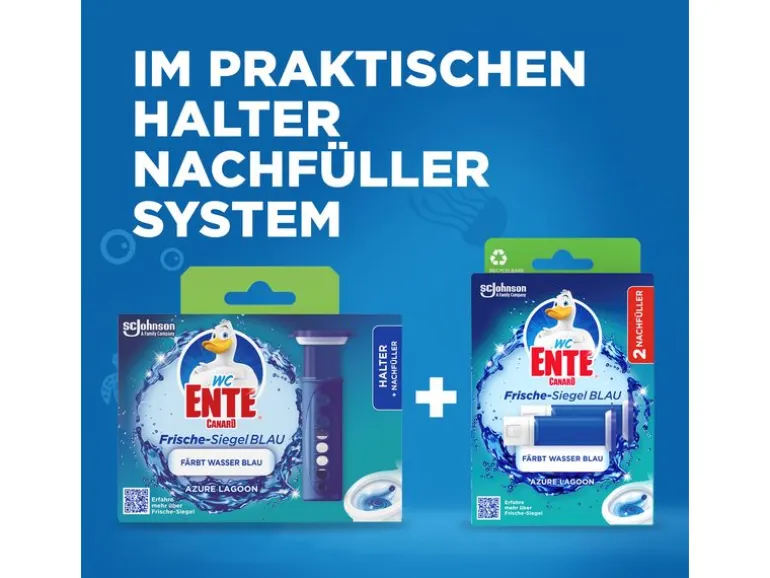 WC-Ente WC-Reiniger Frische-Siegel Starter-Set Azure Lagoon
