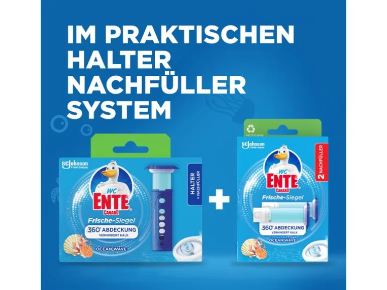 WC-Ente WC-Reiniger Frische-Siegel Starter-Set Marine