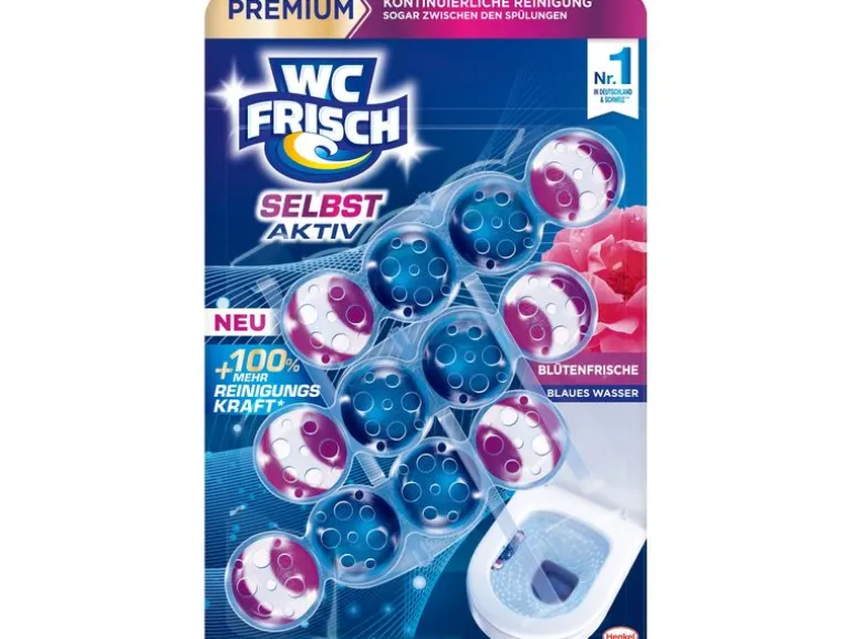 WC Frisch WC-Einhänger Blauspüler 3 x 50g