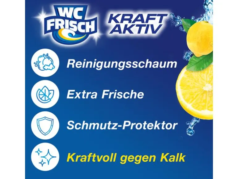 WC Frisch WC-Reiniger Kraft-Aktiv Reiniger Lemon 750 ml