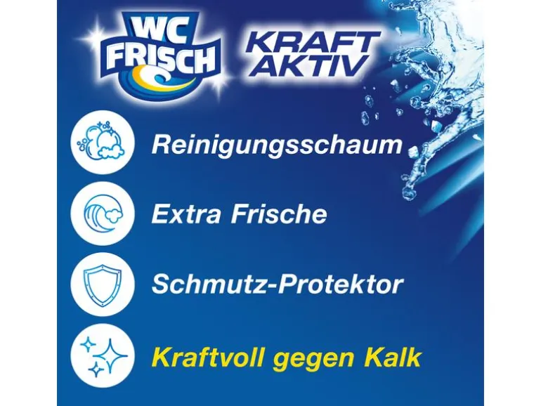WC Frisch WC-Reiniger Kraft-Aktiv Reiniger Blütenfrische 750 ml