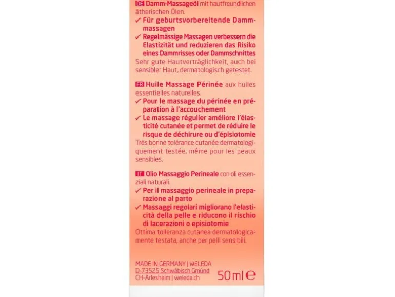 WELEDA Pflegeöl Damm-Massageöl 50 ml