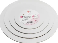 Wenburg Premium Tortenunterlagen 4er-Set – Gold & Siber