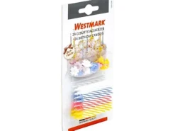 Westmark 24-tlg. Set Geburtstags- und Partykerzen, 6.5 x 0.5 x 0.5 cm