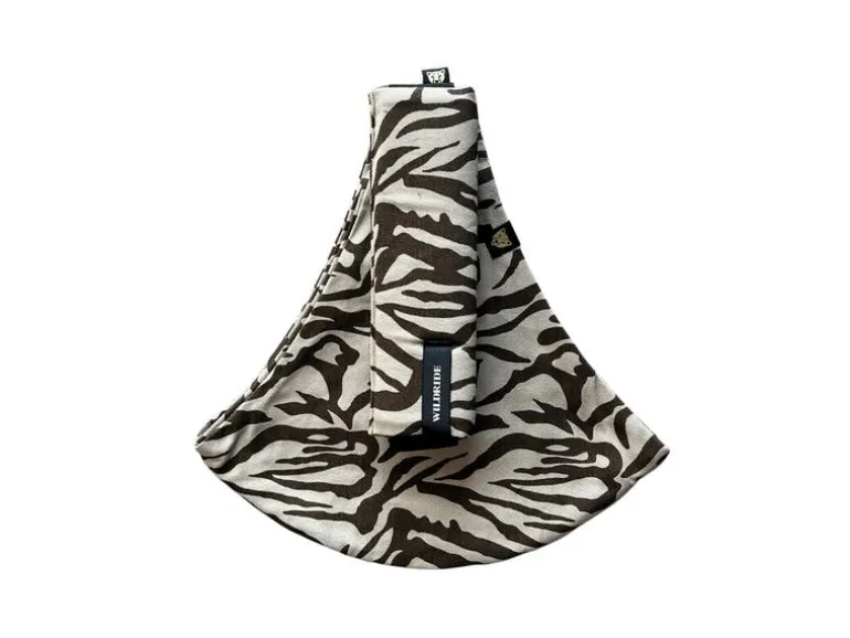 Wildride Babytrage Babytrage Zebra Print Brown