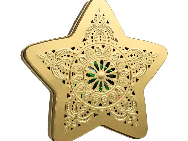 Windel Candy Ornament Stern gefüllt mit Chocopralinen 108 g