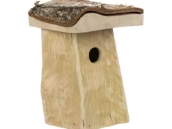 Windhager Nistkasten Log Cabin 21 x 18 x 26 cm, natur, FSC