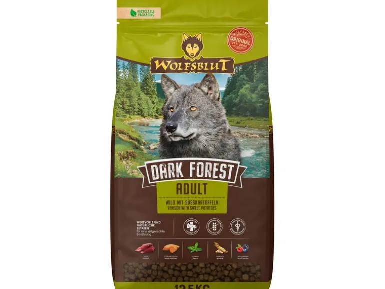 Wolfsblut Trockenfutter Dog Dark Forest Adult, 12.5 kg