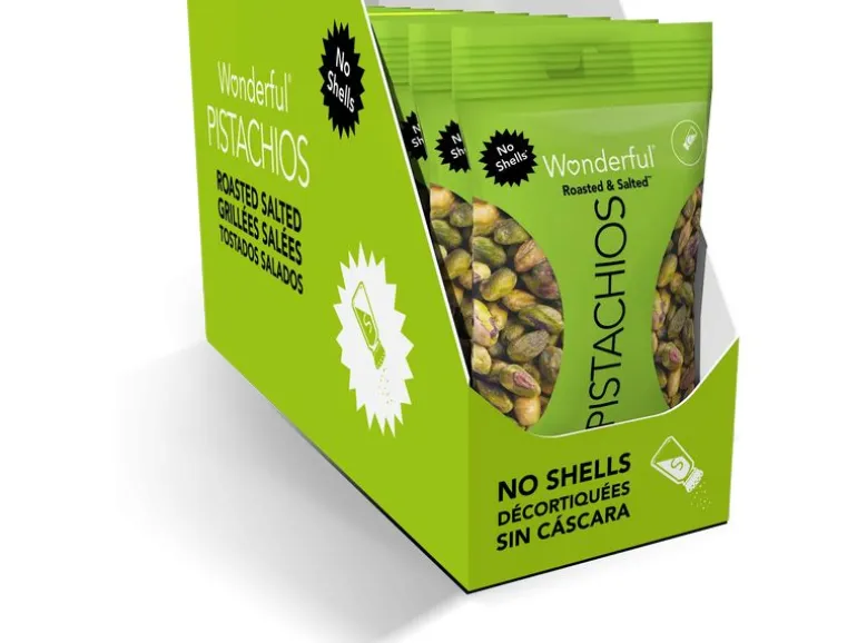 Wonderful Pistachios Pistazien geröstet und gesalzen ohne Schale 10 x 60 g