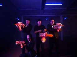 X-Shot Hyper Gel Gattlin Blaster motorisiert mit Gel-Kugeln – EN71