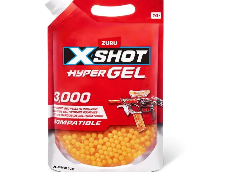 X-Shot Hyper Gel Nachfüllpackung 3.000 Gel-Kugeln – EN71 Series 1