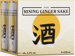 Y&L Rising Company Rising Ginger Sake 4 x 0.33 l