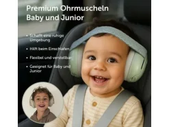 ZaZu Gehörschutz Baby and Junior Beige
