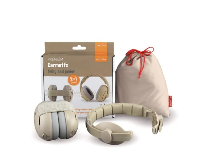 ZaZu Gehörschutz Baby and Junior Beige