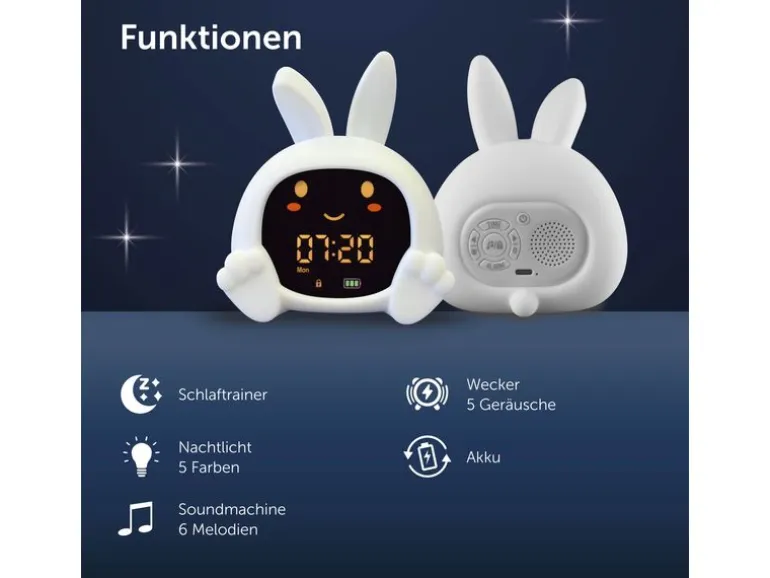 ZaZu Schlaftrainer SARAH Kinder-Wecker