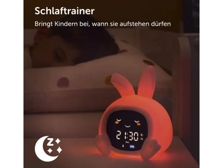 ZaZu Schlaftrainer SARAH Kinder-Wecker