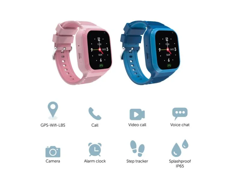 ZaZu Smart Watch Smartwatch Blau