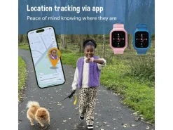ZaZu Smart Watch Smartwatch 4G Pink
