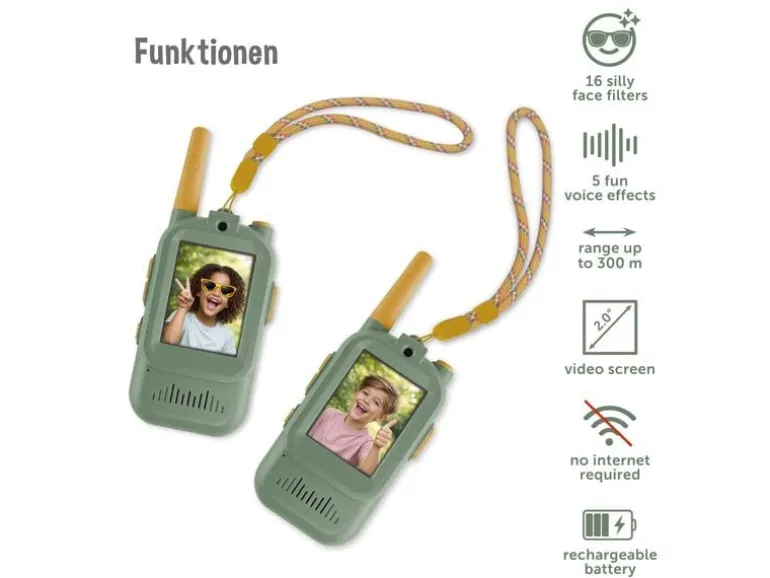 ZaZu Video Walkie Talkie Sage