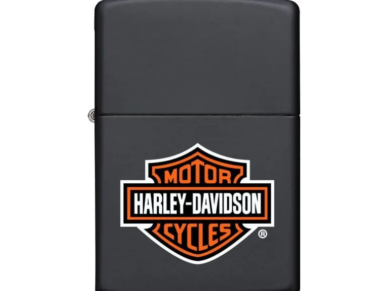 ZIPPO Harley Davidson Bar & Shield Schwarz
