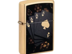 ZIPPO Poker Design Gold