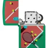 ZIPPO Tennis Design Grün