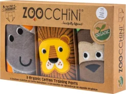 Zoocchini Trainings-Unterhosen 3er Set Boy Safari Grösse M