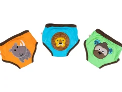 Zoocchini Trainings-Unterhosen 3er Set Boy Safari Grösse M