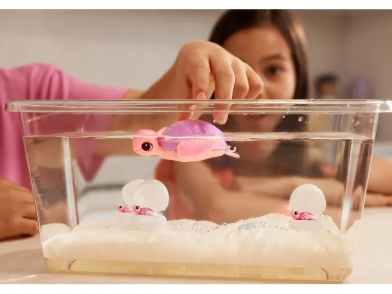 Zuru Spielfigurenset Pets Alive Mommy Turtle und Baby Surprise