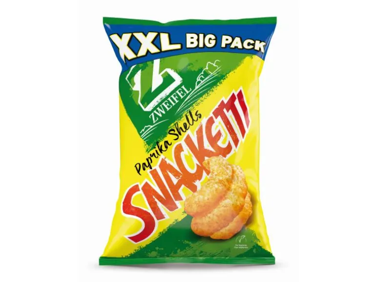 Zweifel Chips Snacketti Paprika Shells XXL 225 g