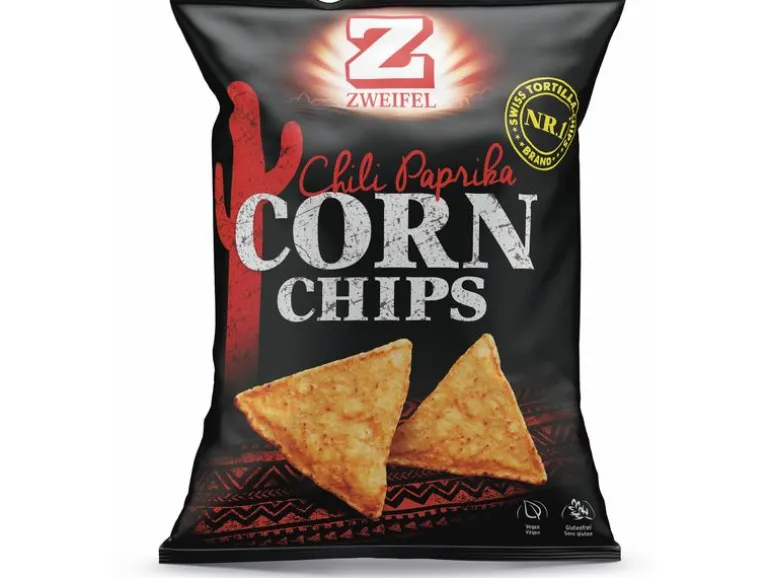 Zweifel Corn Chips Chili Paprika 125 g